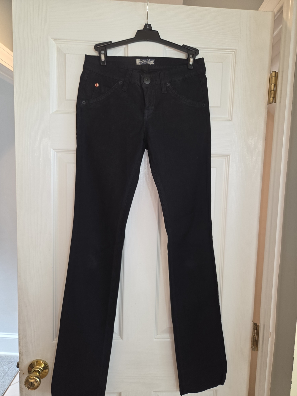 Hudson Jeans Black Wide Leg Flare Jeans